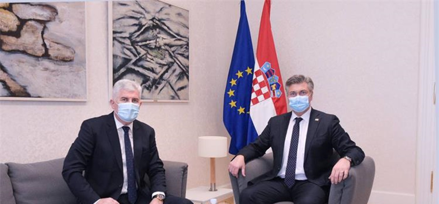 Plenković i Čović: Potrebna žurna stabilizacija BiH kroz što skorije izmjene Izbornog zakona